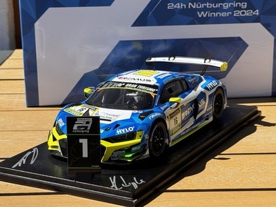 Signed Spark 1:18 Audi R8 LMS GT3 Scherer PHX Winner 24h Nürburgring 2024 #16
