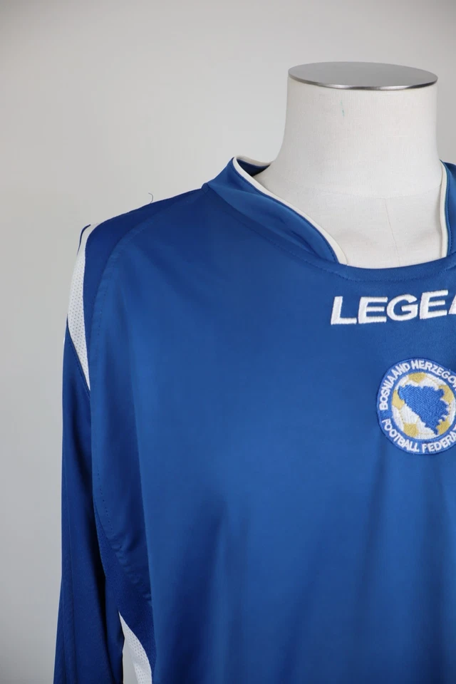 LEGEA BOSNIA ERZEGOVINA MAGLIA CALCIO Tg XL UOMO  T-SHIRT SOCCER SPORT JERSEY - Immagine 2 di 4