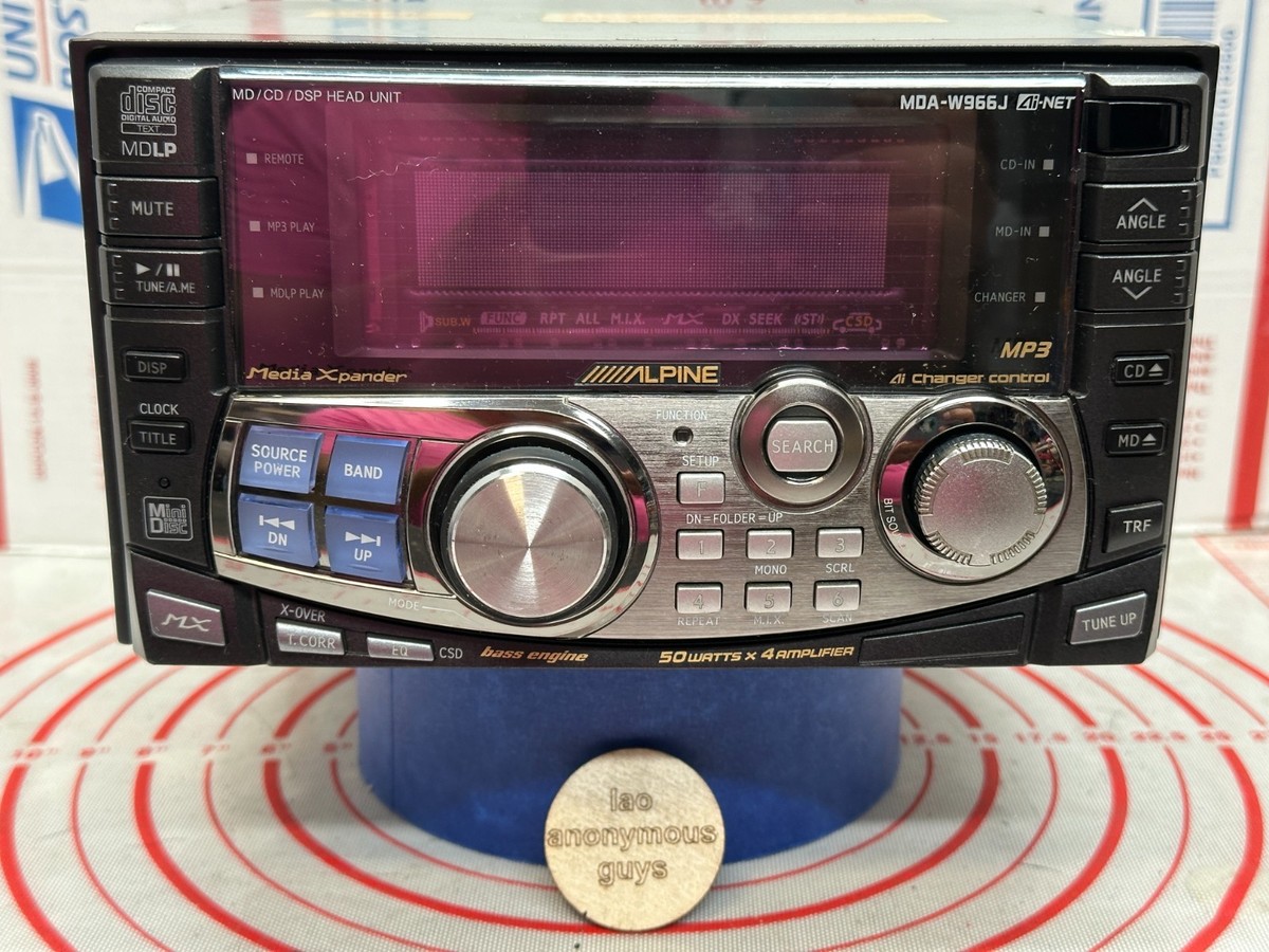 MDA-W966J ALPINE MD 2DIN CD Alpine JDM アルパイン MDLP 「mda-w966j