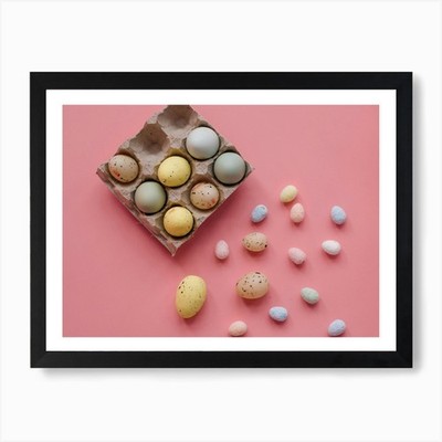 Ostereier 161 Kunstdruck gerahmt Wandbild Poster Leinwanddruck Bild