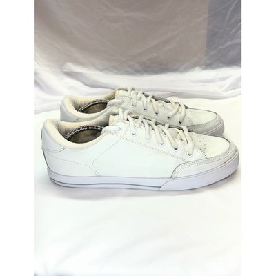 Circa Lopez AL50 Mens White Leather Low Top Skate Shoes Sneakers Adrian Lopez