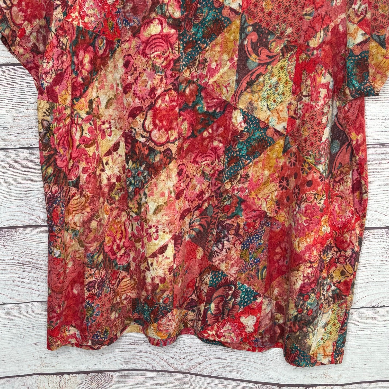 Peruvian Connection 100% Cotton Patchwork Boho Ar… - image 9