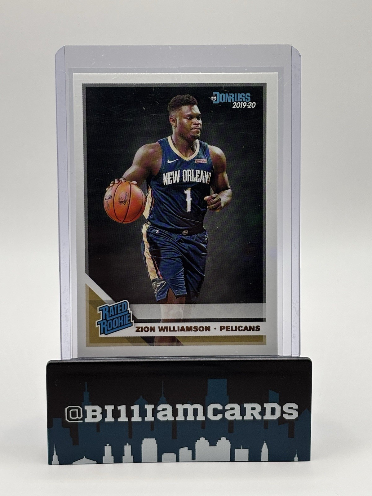 Zion Williamson 2019-20 Donruss Rated Rookie RC #201 New Orleans Pelicans 2