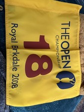 The Open Championship 2006 Royal Liverpool – 18th Hole Pin Flag – Signed 