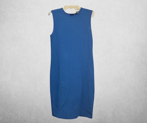 VINCE BLUE sleeveless Midi Women’s Dress Sz. Large Designer Dress