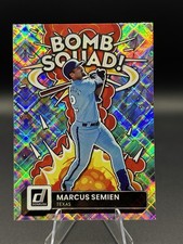 Marcus Semien Diamond Cut Bomb Squad #BS-4 Panini Donruss 2022 MLB Texas Rangers