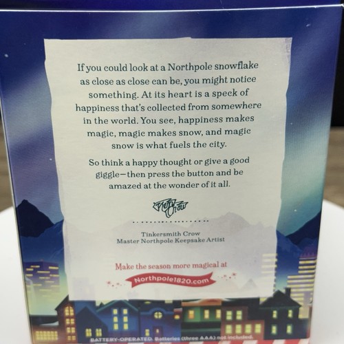 Hallmark Keepsake Northpole HAPPINESS MAKES MAGIC Musical Spinning NIB QGO1193 - Picture 8 of 11