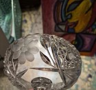 Vintage American Brilliant Glass Pedestal Bowl Compote Dish  5” Crystal — photo 4