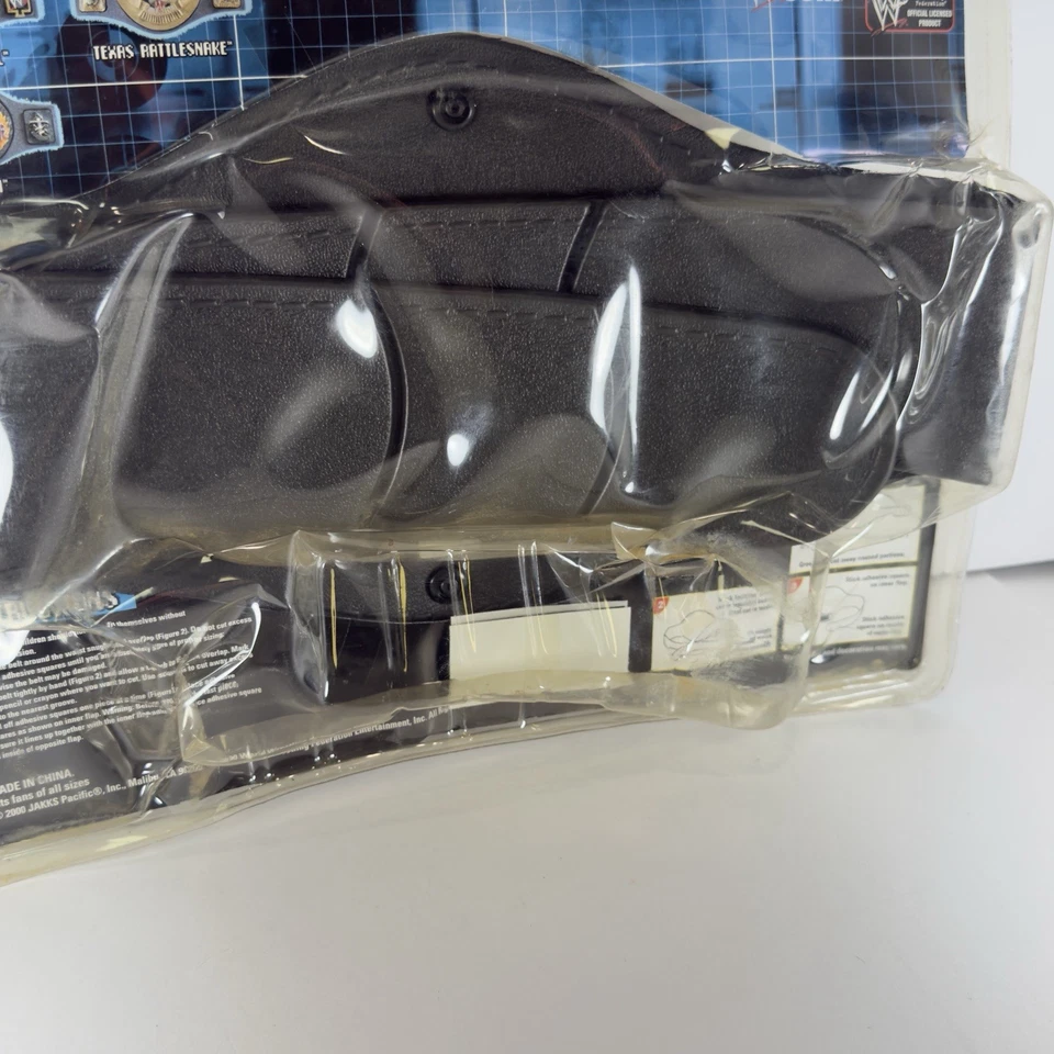 Jakks WWF Wrestlemania The Rock Brahma Bull Grapple Belt - Sealed 1999 Vintage  - Image 3 of 4