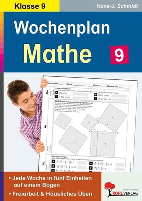 Hans-J. Schmidt Wochenplan Mathe / Klasse 9: Jede Woche ü (Hardback) (UK IMPORT)