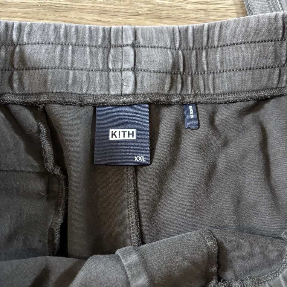 Kith Crystal Wash Interlock Bleecker II Sweatpant 'Kindling' Size XXL - Image 2 of 4