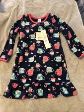 NWT Gymboree Girls Fleece Nightgown Size Small 5/6 