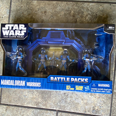 Hasbro Star Wars The Clone Wars Battle Packs Mandalorian Warriors 2010