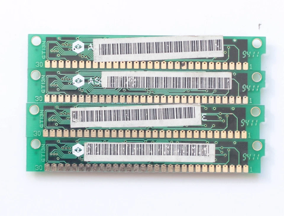 Lot of 4x1024KB - FPM memory - SIMM 30pin - 4MB - SIMM30 - 60ns - TESTED - Image 2 of 2