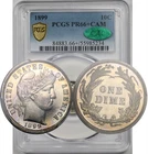 1899 10C PCGS Gold Shield/CAC Proof PR 66 + CAM Barber Dime