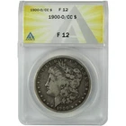 1900 O/CC Morgan Silver Dollar F 12 ANACS $1 Coin SKU:I25049