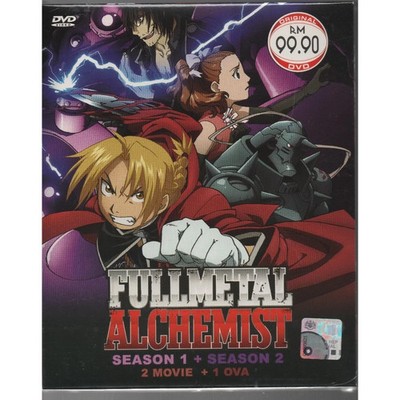 Fullmetal Alchemist Complete TV Series Season (1-2) Movie OVA Japanese Anime DVD