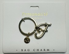 Personalite Marina De Buchi Gold Tone Bag Charm Key Ring Key Chain F