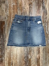 Women  s Gap Denim Blue Jean Skirt Size 26 / 2 New With Tags 5 Pocket