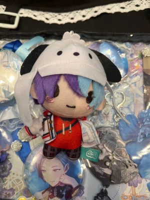 Project Sekai Aoyagi Toya Fuwa Puchi mascot plush 3.9inch keychain