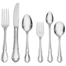 Oneida Baby/Child Chateau 6-Piece Progress Flatware Set, Silver