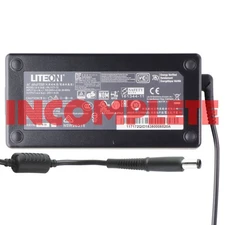 INCOMPLETE LITEON (20V/8.5A) AC Adapter Power Supply - Black (PA-1171-72)