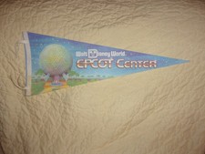 Authentic Vintage 1982 Epcot Center Walt Disney World Felt Pennant Opening Year!