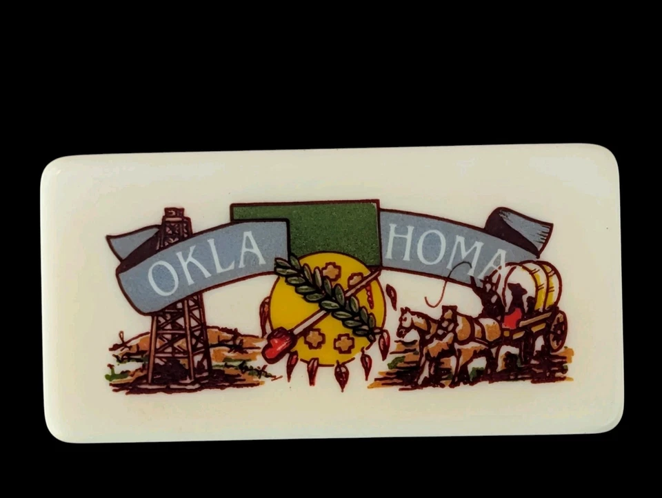 Puremco Vintage Professional Extra Thick Marblelike Oklahoma Dominoes Made In US - Image 3 of 4