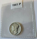 1941-P Mercury Silver Dime (Z03) - WWII Year
