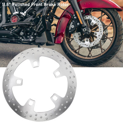 11.8'' Floating Front Brake Rotor 1 Piece For Harley Touring Road King Glide FLH