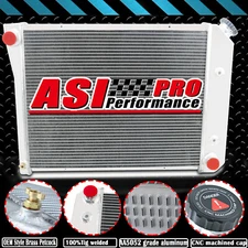 3 ROW Aluminum Radiator For 1968-87 Chevy Monte Carlo Camaro Chevelle El Camino