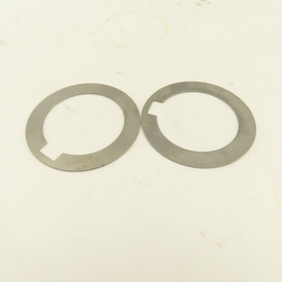 #ad 1 1 2quot; Keyed Shaft Spacer Backup Washer For 3 8quot; Key 0.0250 Thick Lot Of 2 $3.86