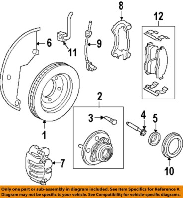 FORD OEM 06-10 Explorer Sport Trac Brake Components-Rotor 6U2Z1V125CC