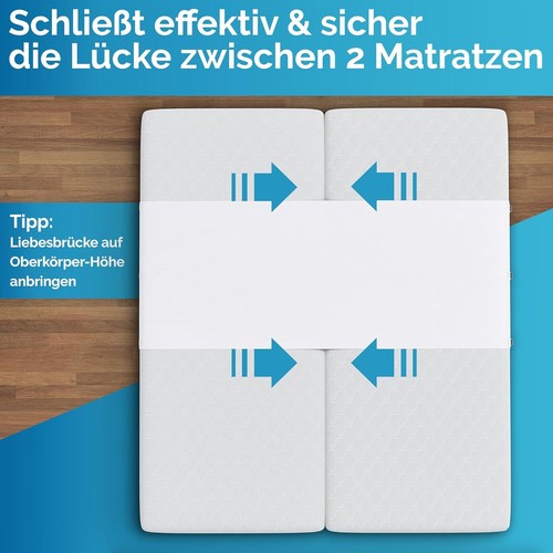 Briliantwerk Liebesbrücke für Matratzen 200cm Ritzenfüller für Matratzen Bett - Bild 4 von 7