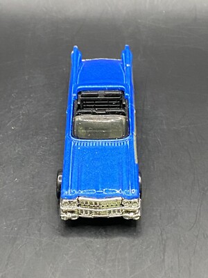 Vintage 1989 Hot Wheels 1959 Blue Cadillac Eldorado Convertible