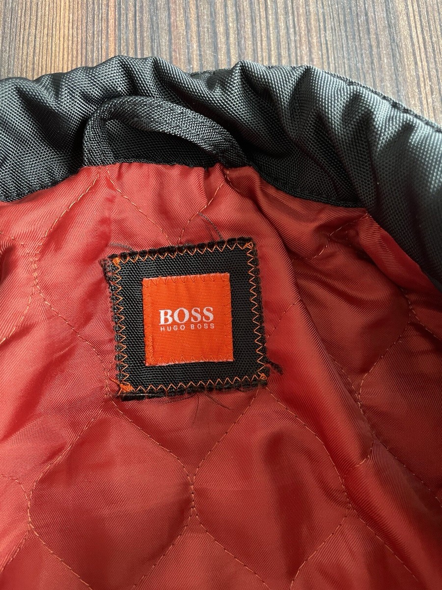 Veste Légère HUGO BOSS Jersey Olive étiquette Orange - Taille S, Occasion Très Bon état