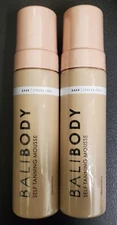 Lot of 2 Bali Body Dark Self Tanning Mousse - 6.7 fl oz - Best Self Tanner