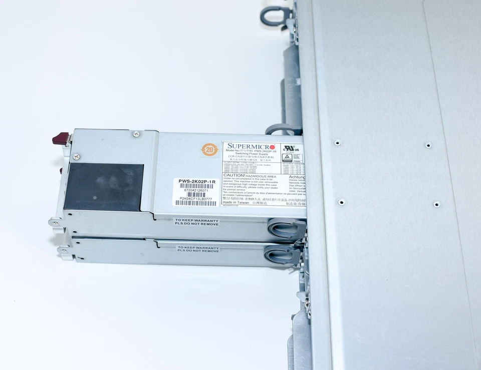 SUPERMICRO 6028TP-HC0R 2U SuperServer 4-Node X10DRT-P 8x LGA2011v3 E5-2600v3/v4 - Image 4 of 4