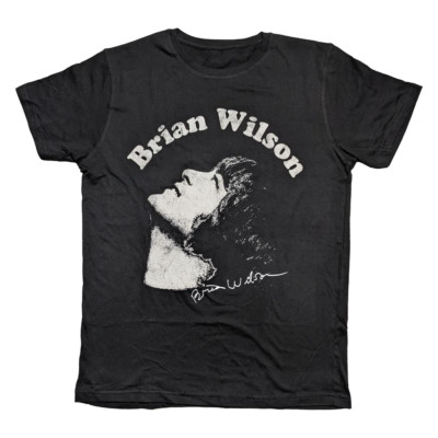 Retro Brian Wilson Black and White Face Shirt Black Unisex S-2345XL 1J0134