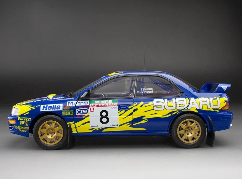 Sunstar 1/18 Subaru 555 - #8 P.Bourne/G.Vincent - Rally de Nueva Zelanda 1997- 5528 Foto 2 de 4
