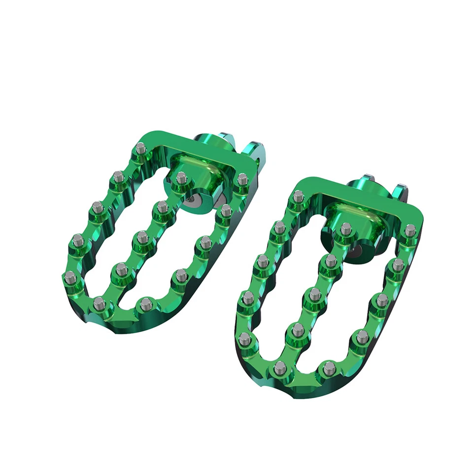 for KAWASAKI KLX250S KLX250SF KLX300R Motorcycle Foot Pegs Pedals Rests Footrest - Image 2 of 4