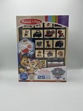 Lot de 25 timbres d'activité en bois Melissa et Doug Paw Patrol
