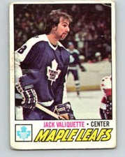 (HCW) 1977-78 O-Pee-Chee #64 Jack Valiquette  Toronto Maple Leafs V13353