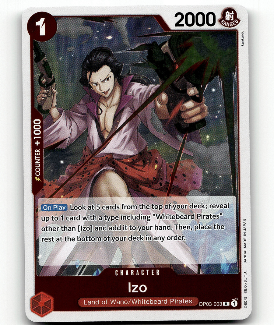 One Piece Card Game Izo (OP03-003) (Reprint) - Premium Booster -The Best-