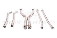 Eos Mid Pipe Resonated Exhaust For Cadillac Cts-v 09-14 Sedan Wagon 6.2l V8