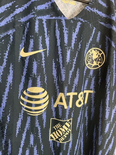 Club America 22/23 Nike Away Jersey Dri-Fit ADV XL Mens New DJ7638-455 Blue - Picture 5 of 9