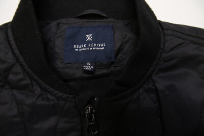 Roark Mens Black Quilted Primaloft Insulated Lightweight