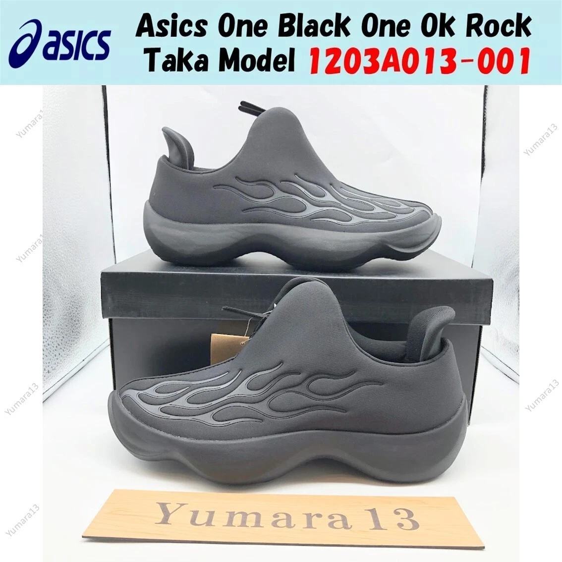 Taka x One Ok Rock x ASICS-ONE Triple Black for Sale