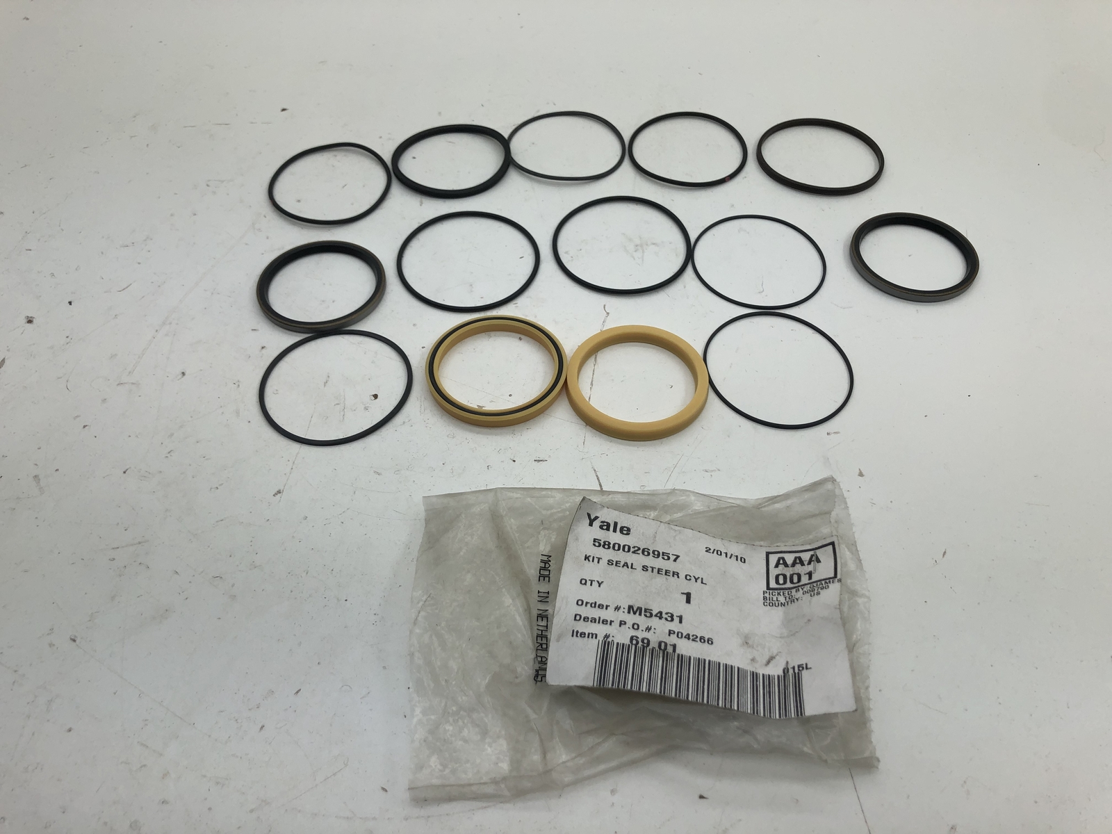 Yt580026957+Yale+Steer+Cylinder+Seal+Kit for sale online eBay