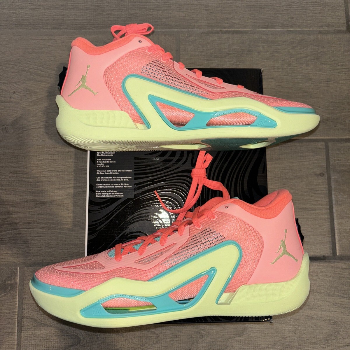 Nike Jordan Tatum 1 Pink Lemonade Volt Mens DV6208-600 Size